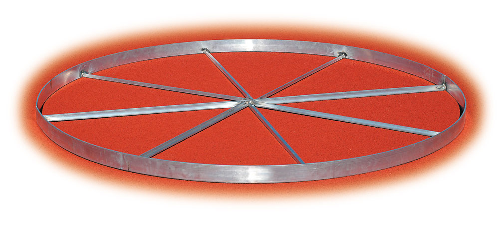 Cantabrian Webbed Aluminum Discus Ring