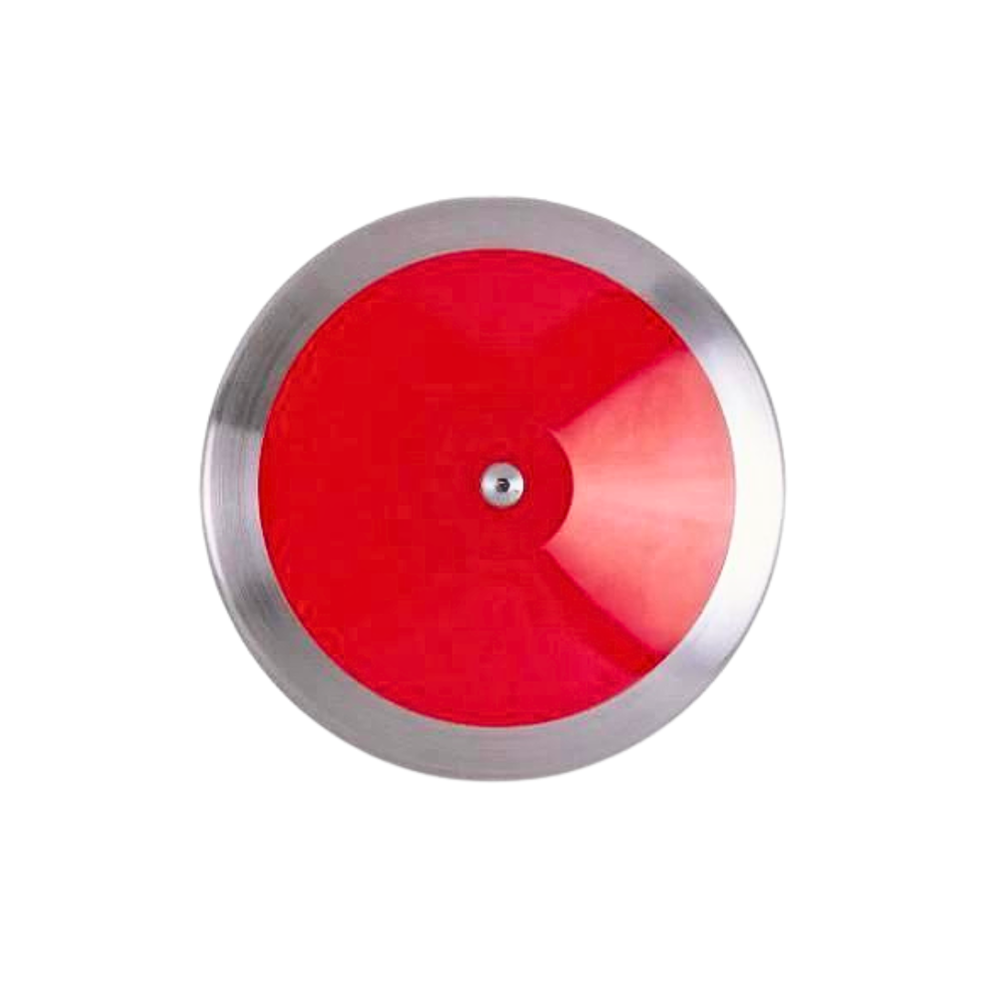 Red - 85% Rim Weight Discus - 1KG - CLOSEOUT