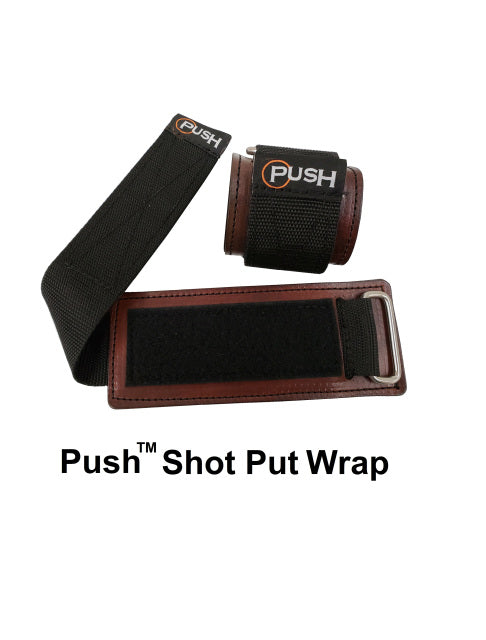 Push Leather Shot Put Wrap