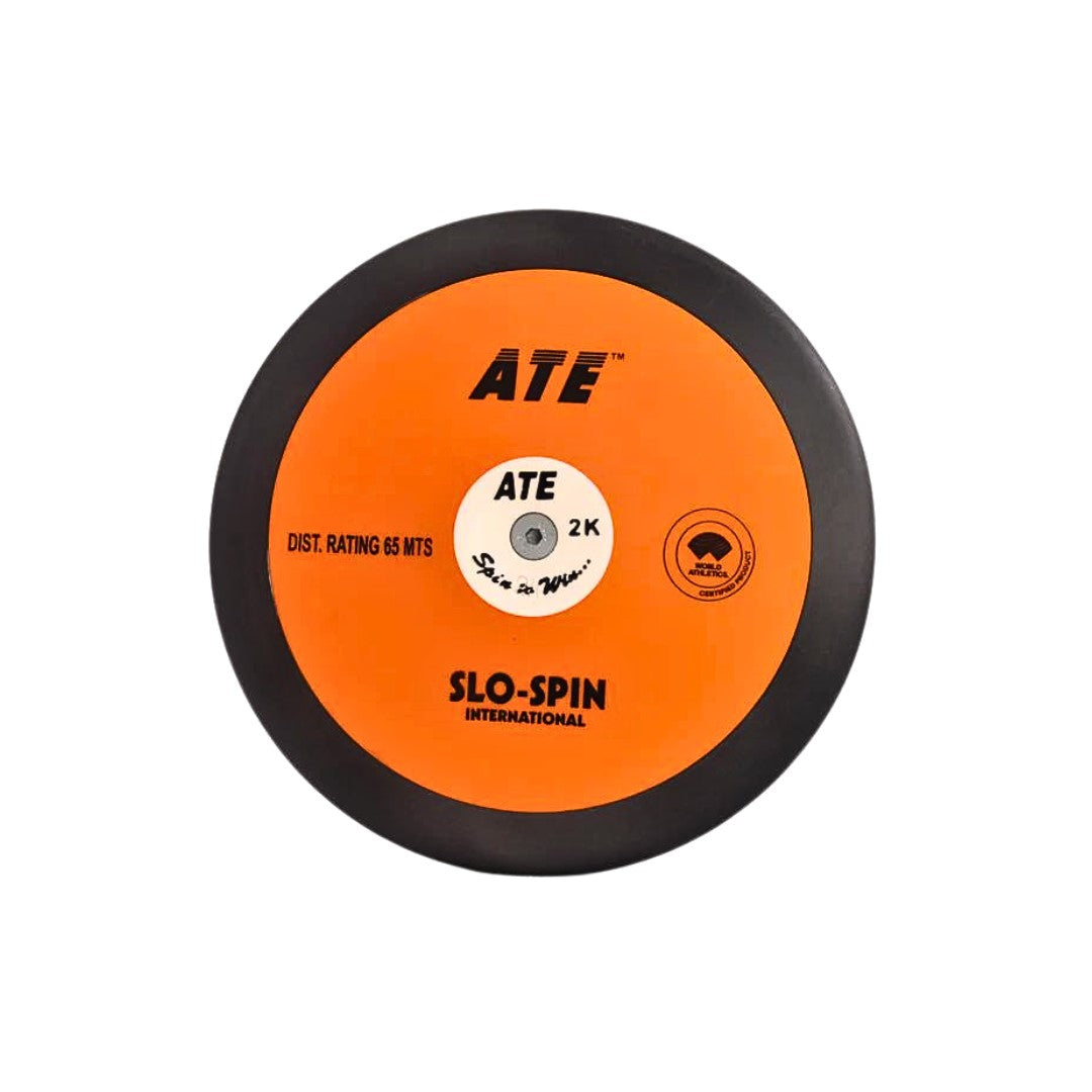ATE Slo-Spin Black Rim Discus 75%- 1.6KG - CLOSEOUT